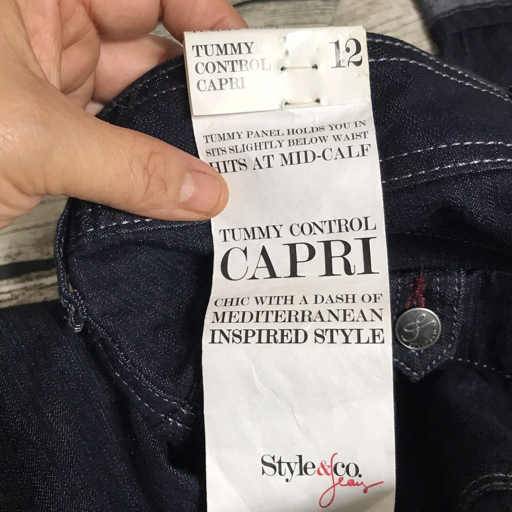 Style & Co. tummy control capri size 12 - Picture 8 of 10